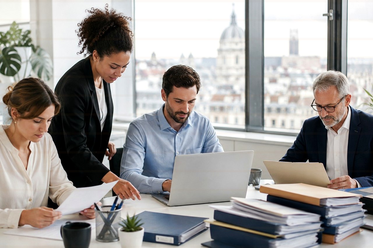 Organisation de courriers et documents de retraite